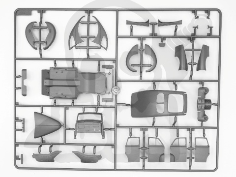 Kapitän 2-door Saloon, WWII German Staff Car model samochodu w skali 1:35