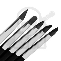 Pędzle silikonowe - Color Shapers BLACK SIZE 6- 5 szt.