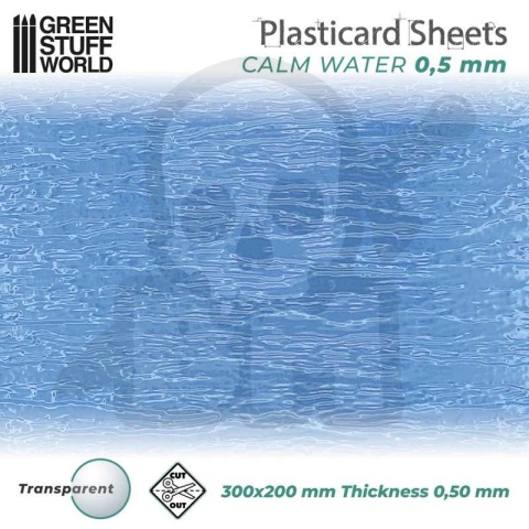 River Water Sheet - tafla wody arkusz 20x30cm