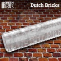 Rolling Pin Dutch Bricks wałek do odciskania miniaturowych tekstur