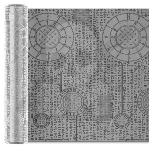 Runic Rolling Pin wałek do odciskania miniaturowych tekstur