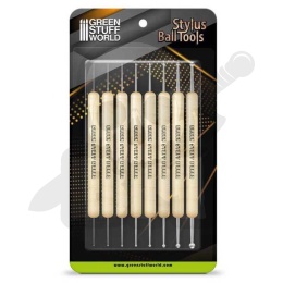 Stylus Ball Tool Set - zestaw narzedzi do rzeźbienia 8 szt.