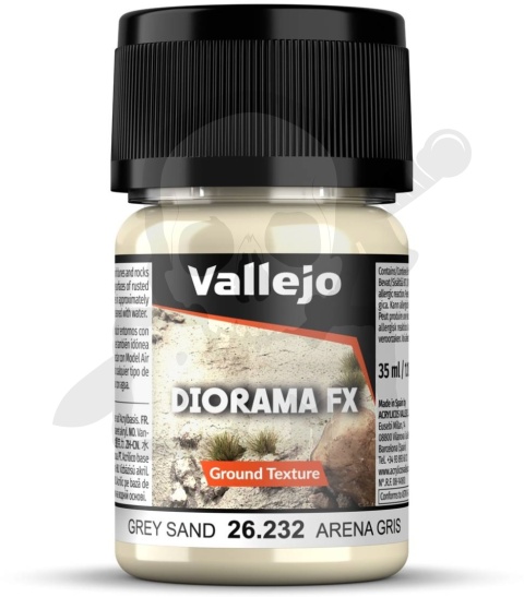Vallejo 26232 Diorama FX - Ground Textures - Grey Sand 35 ml