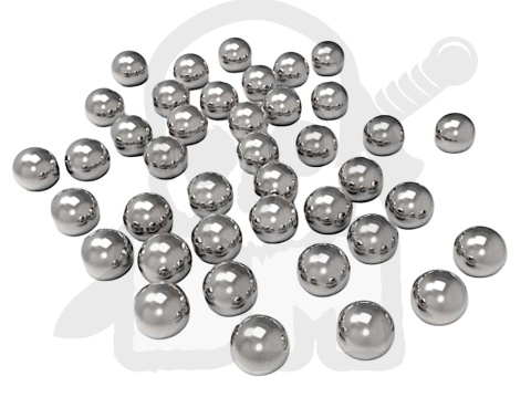 Zestaw 30 kulek o średnicy 8 mm do mieszania farb