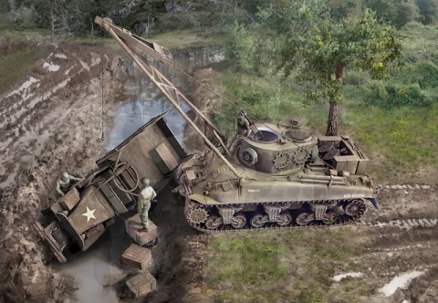 1:35 M32B1 ARV Armoured Recovery Vehicle - model czołgu ewakuacyjnego