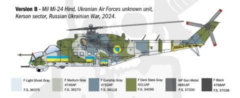 1:72 Mil Mi-24P/Mi-35P - model śmigłowca szturowego - "latający czołg"