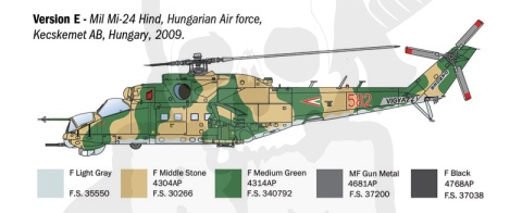 1:72 Mil Mi-24P/Mi-35P - model śmigłowca szturowego - "latający czołg"