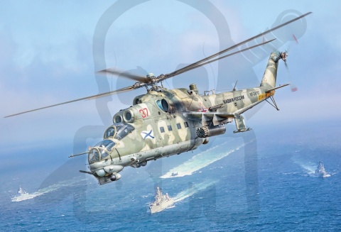 1:72 Mil Mi-24P/Mi-35P - model śmigłowca szturowego - "latający czołg"