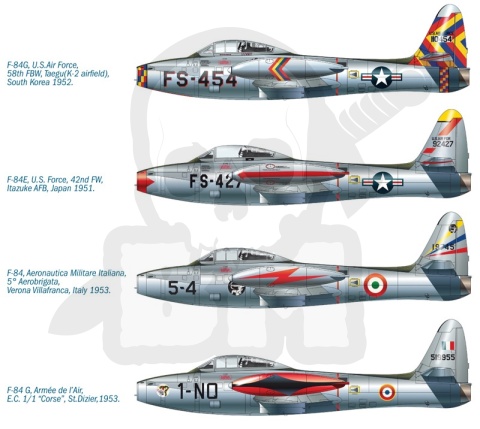1:72 F-84G Thunderjet - model samolotu