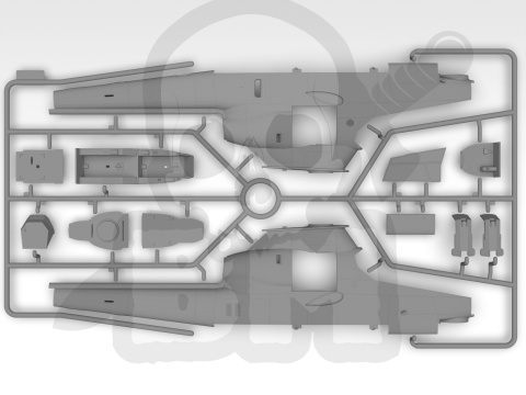 Model śmigłowca AH-1G Cobra (early production) 1:32