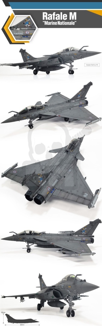 Academy 12368 Rafale M Marine Nationale 1:48