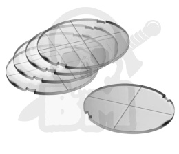 Acrylic Bases Clear 50mm Legion podstawki pod figurki 5 szt.