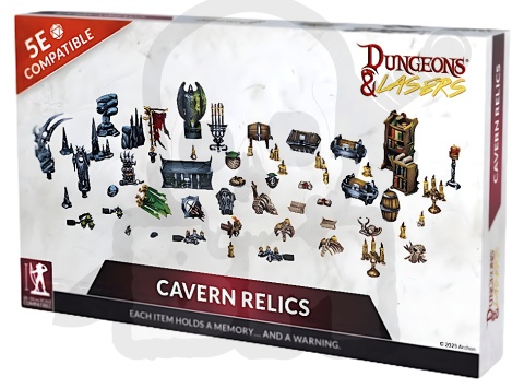Dungeons & Lasers - Cavern Relics - przedmioty z jaskiń
