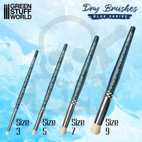Green Stuff Blue Series Dry Brush Size 9 pędzelek