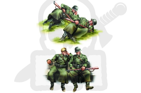 Hobby Boss 84420 German Infantry - Taking a rest 1:35
