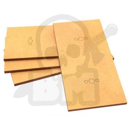 MDF Bases - Prostokąty 100x60mm podstawki pod figurki