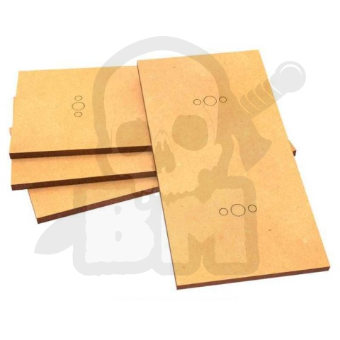 MDF Bases - Prostokąty 100x60mm podstawki pod figurki