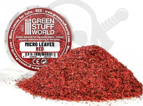Micro Leaves - Red Mix liście 15 g.