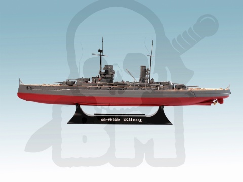 Pancernik König - WWI German Battleship 1:350