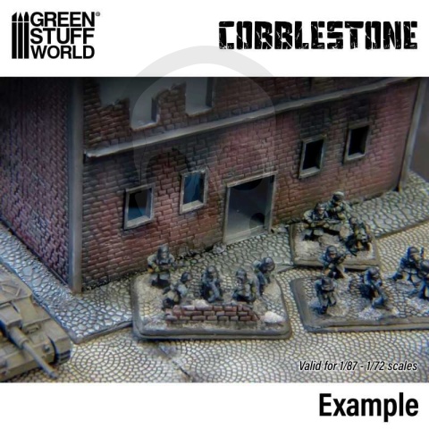 Rolling Pin Cobblestone 15mm wałek do odciskania tekstur