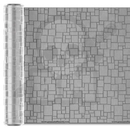 Rolling Pin Flagstone wałek do odciskania tekstur bruku