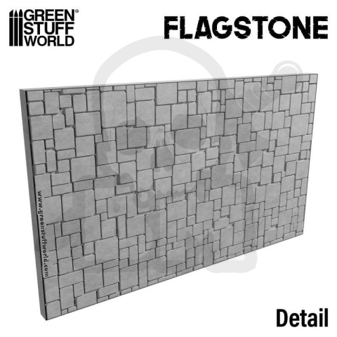 Rolling Pin Flagstone wałek do odciskania tekstur bruku