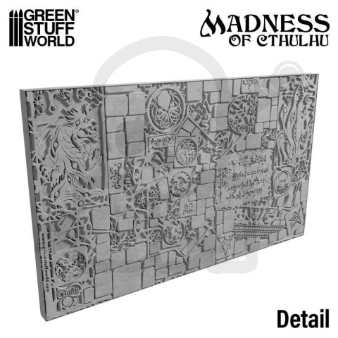 Rolling Pin Madness of Cthulhu wałek do odciskania tekstur małe cegiełki