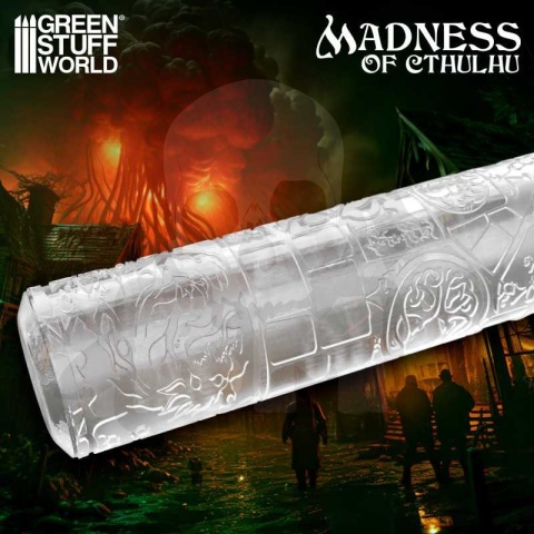 Rolling Pin Madness of Cthulhu wałek do odciskania tekstur małe cegiełki
