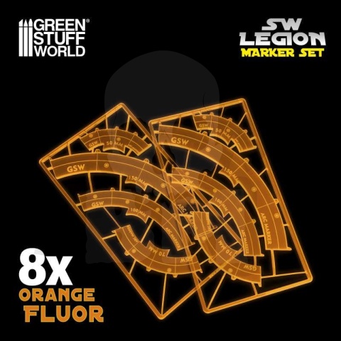 SW Legion znaczniki linia ognia - fluorescencyjne