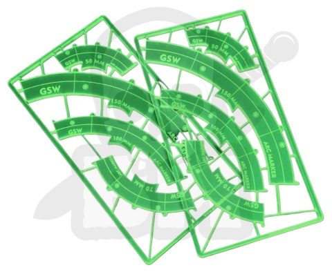 SW Legion znaczniki linia ognia - fluorescencyjne