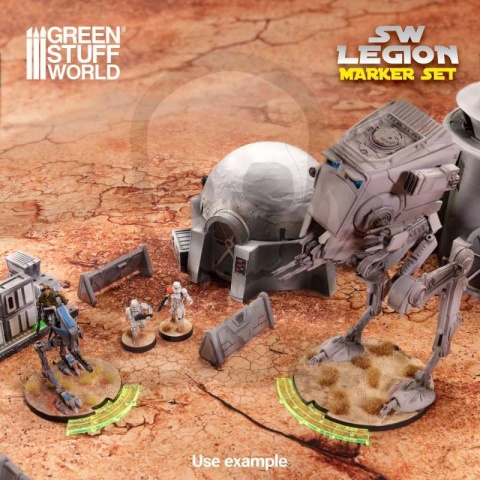 SW Legion znaczniki linia ognia - fluorescencyjne