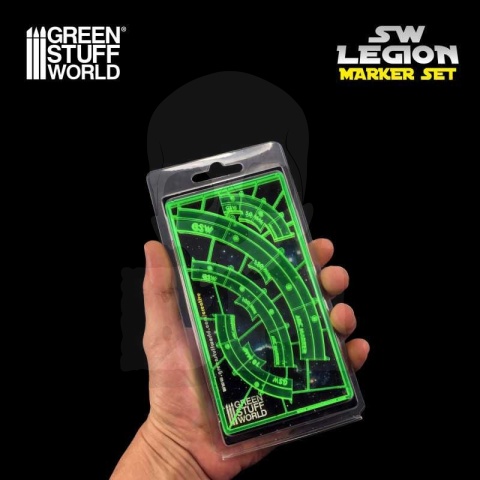 SW Legion znaczniki linia ognia - fluorescencyjne