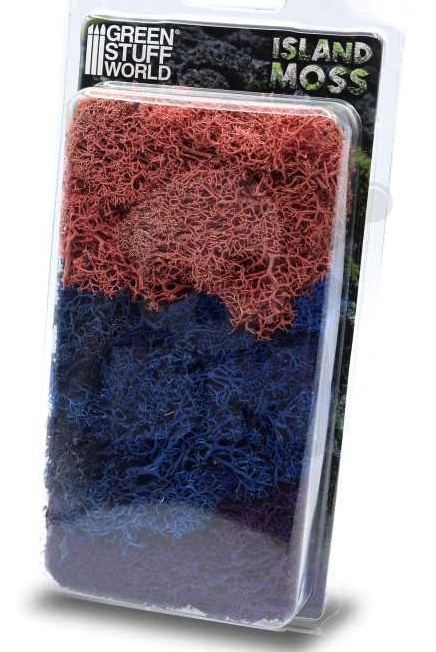 Scenery Moss - Islandmoss - Mix Pink/Blue/Violet porosty do makiet 50 gr.