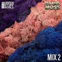 Scenery Moss - Islandmoss - Mix Pink/Blue/Violet porosty do makiet 50 gr.