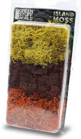 Scenery Moss - Islandmoss - Mix Yellow/Brown/Orange porosty do makiet 50 gr