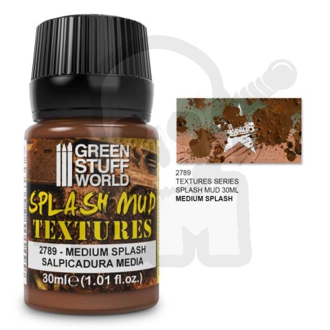 Splash Mud Textures - Medium Brown 30ml