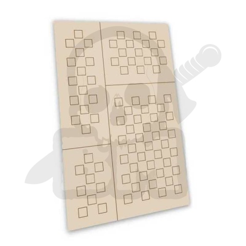 Szablony samoprzylepne - Chequer M 6mm