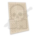 Szablony samoprzylepne - Chequer S - 4mm