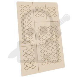 Szablony samoprzylepne - Harlequin L11x7mm