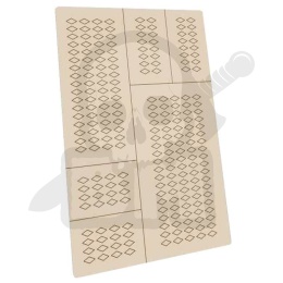 Szablony samoprzylepne - Harlequin S 6x3mm