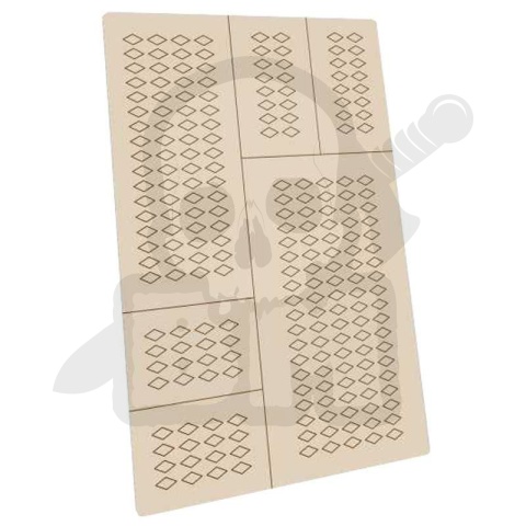 Szablony samoprzylepne - Harlequin S 6x3mm