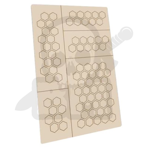 Szablony samoprzylepne - Hexagons L 9mm