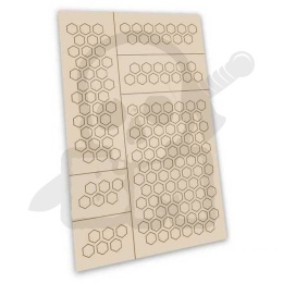 Szablony samoprzylepne - Hexagons M 7mm