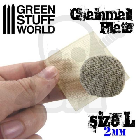 Texture Plate - ChainMail 2mm płytka do odciskania tekstur kolczugi