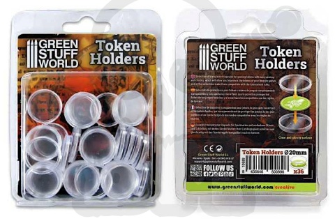 Token Holders 20mm - osłona na żeton 36 szt.