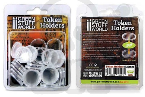 Token Holders 22mm - osłona na żeton 36 szt.
