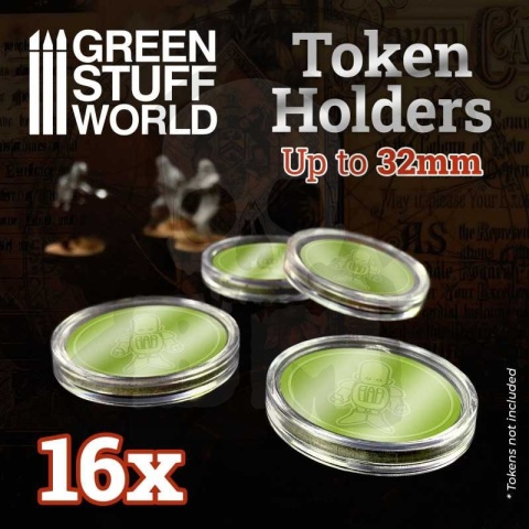 Token Holders 32mm - osłona na żeton 16 szt.