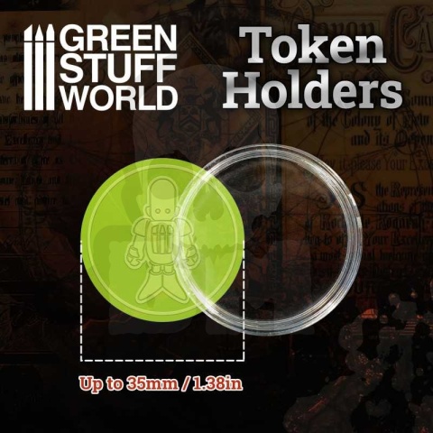 Token Holders 35mm - osłona na żeton 16 szt.