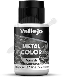 Vallejo 77657 Metal Color 32 ml Gloss Metal Varnish