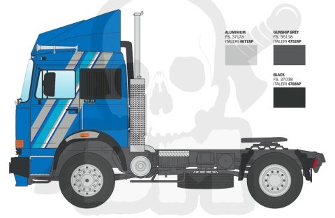 1:24 Model ciężarówki Iveco 190.38 Cowboy